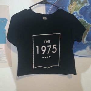 The 1975 cropped tee